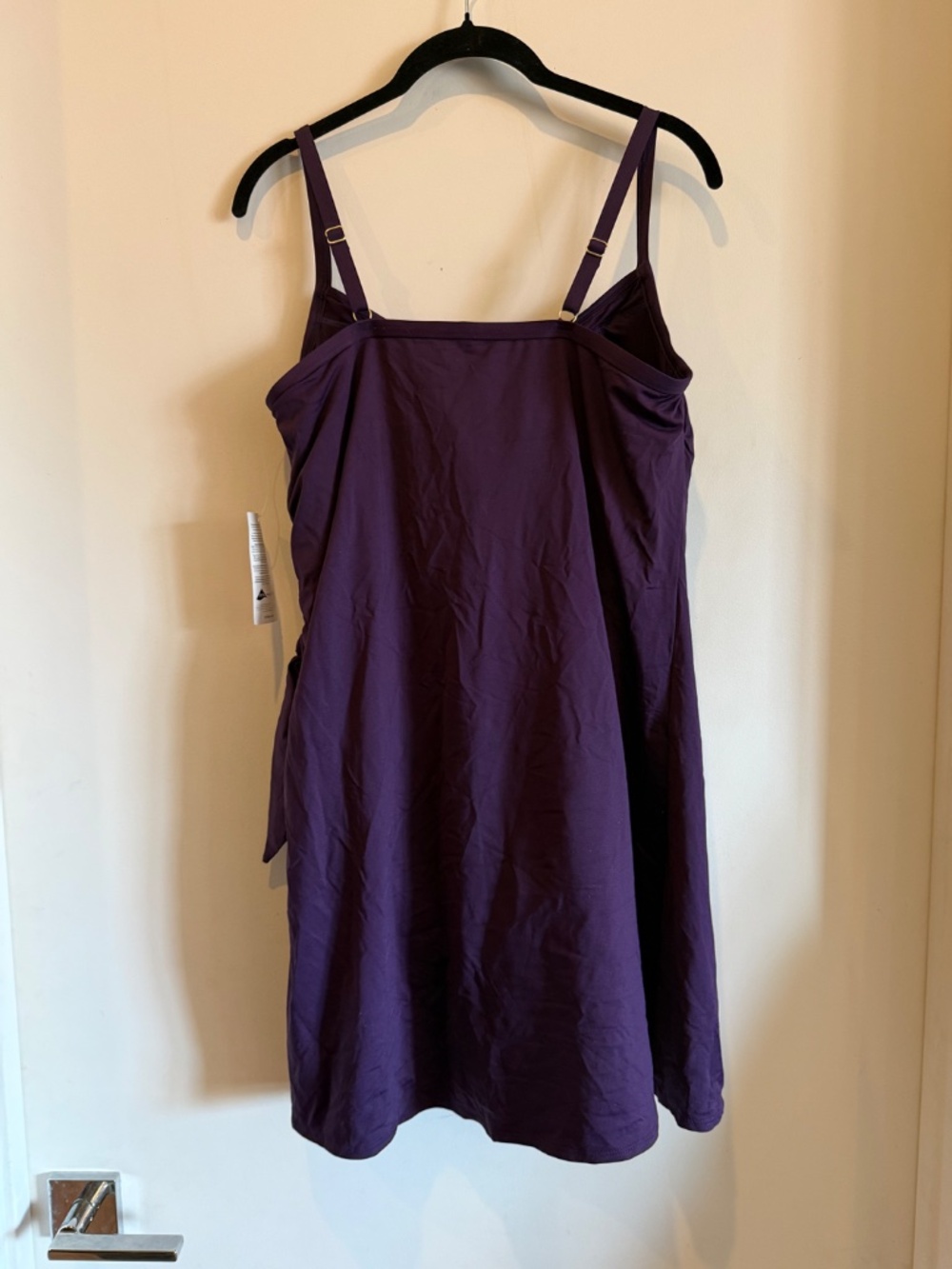 Lands' End Sweetheart Swim Dress 14 Purple NWT - Picture 2 of 5